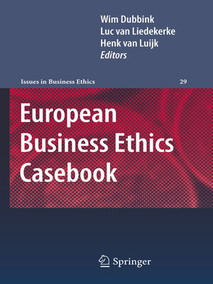 cover image of European Business Ethics Casebook